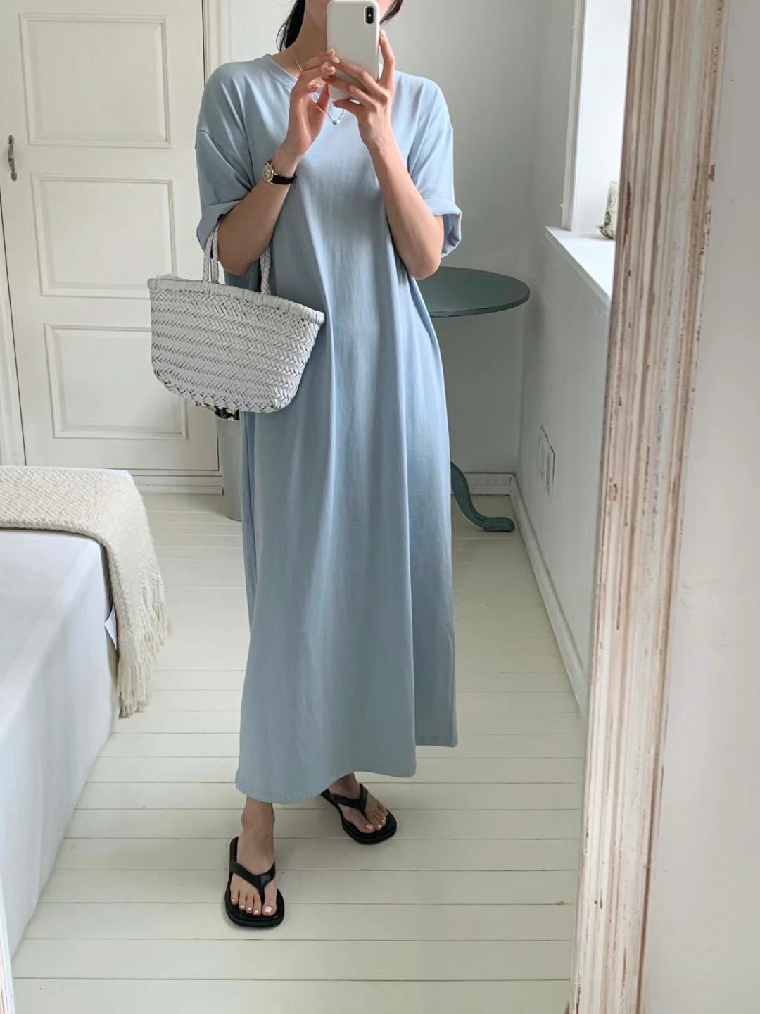 SUNDAY東大門㊣實拍女裝新品25春夏人氣熱賣職業時尚連衣裙SUNDAY連衣裙圖色3