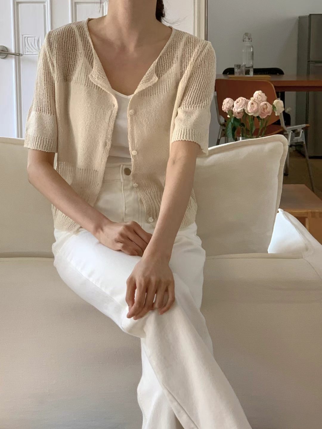 SUNDAY東大門㊣代購女裝新款推薦真品25春夏人氣休閑針織衫SUNDAY針織衫