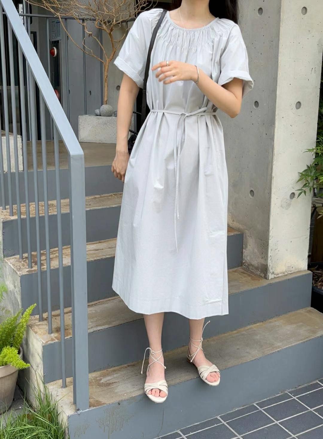 SIMPIEBEIGE東大門㊣實拍女士新品真品熱賣人氣連衣裙含腰繩SIMPIEBEIGE連衣裙