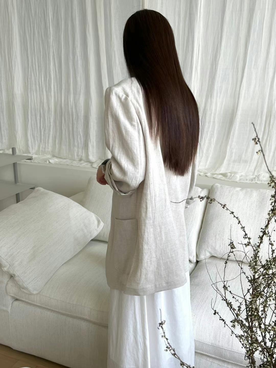 SIMPIEBEIGE東大門㊣實拍女士新品25春夏人氣職業真品熱賣夾克SIMPIEBEIGE夾克