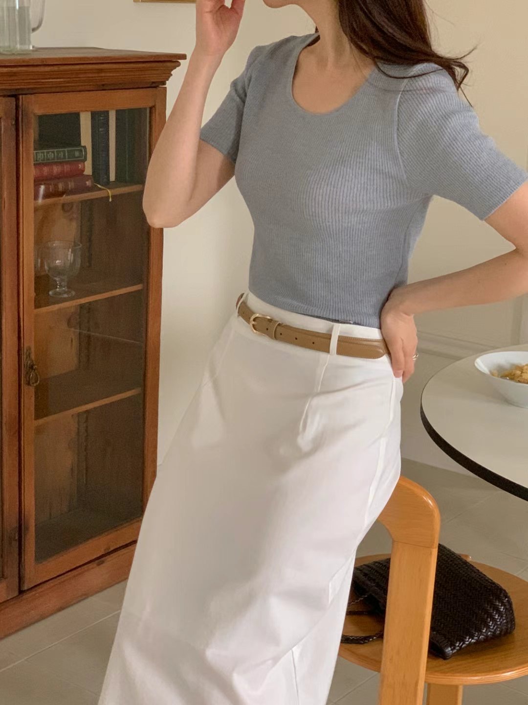SUNDAY東大門㊣代購女士新款休閑人氣25春夏職業推薦針織衫SUNDAY針織衫