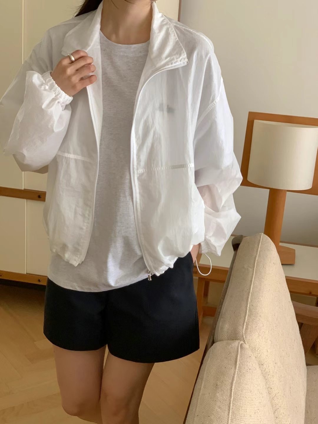 SUNDAY東大門㊣直郵女裝新品熱賣真品推薦休閑時尚25春夏夾克SUNDAY夾克