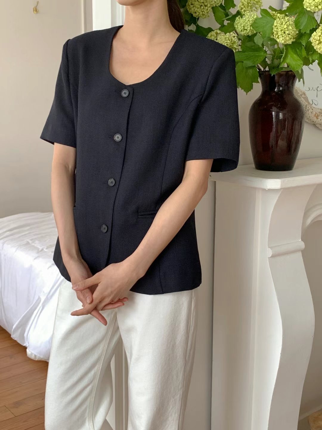 SUNDAY韓國直郵㊣女士新品25春夏時尚職業真品熱賣人氣夾克SUNDAY夾克