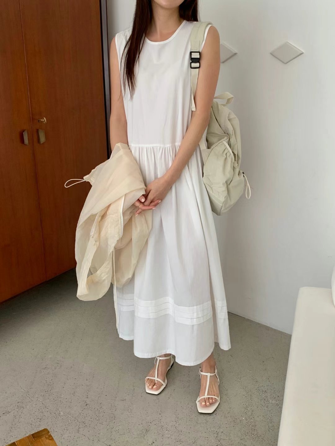 SUNDAY韓國代購㊣女士新款推薦真品25春夏人氣職業時尚連衣裙SUNDAY連衣裙
