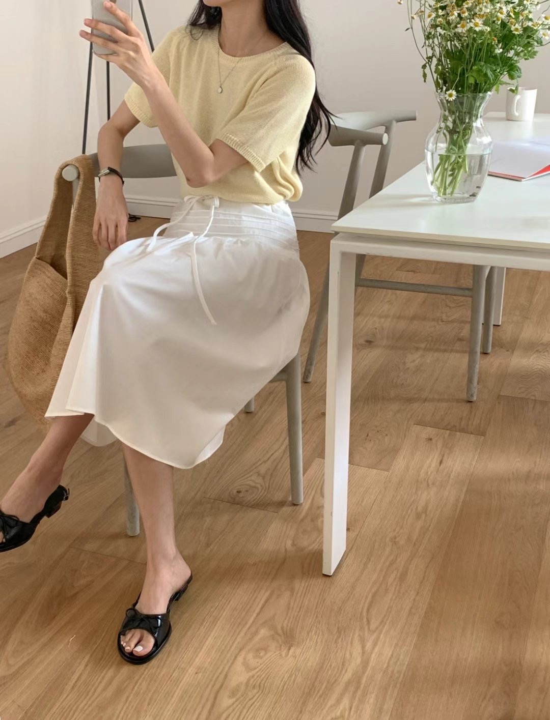 SUNDAY東大門㊣直郵女士新款人氣推薦職業25春夏半身裙中短裙SUNDAY半身裙/中短裙