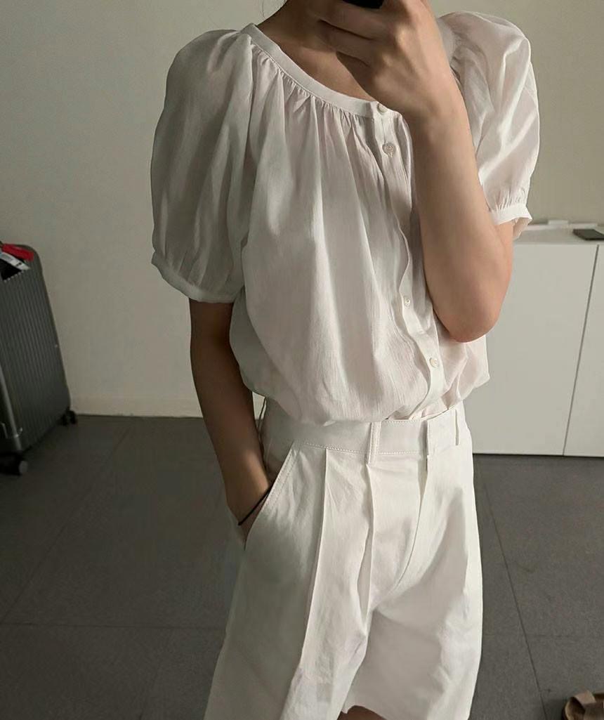 SIMPIEBEIGE韓國直郵㊣女士新款推薦25春夏人氣真品襯衫蕾絲衫SIMPIEBEIGE襯衫/蕾絲衫