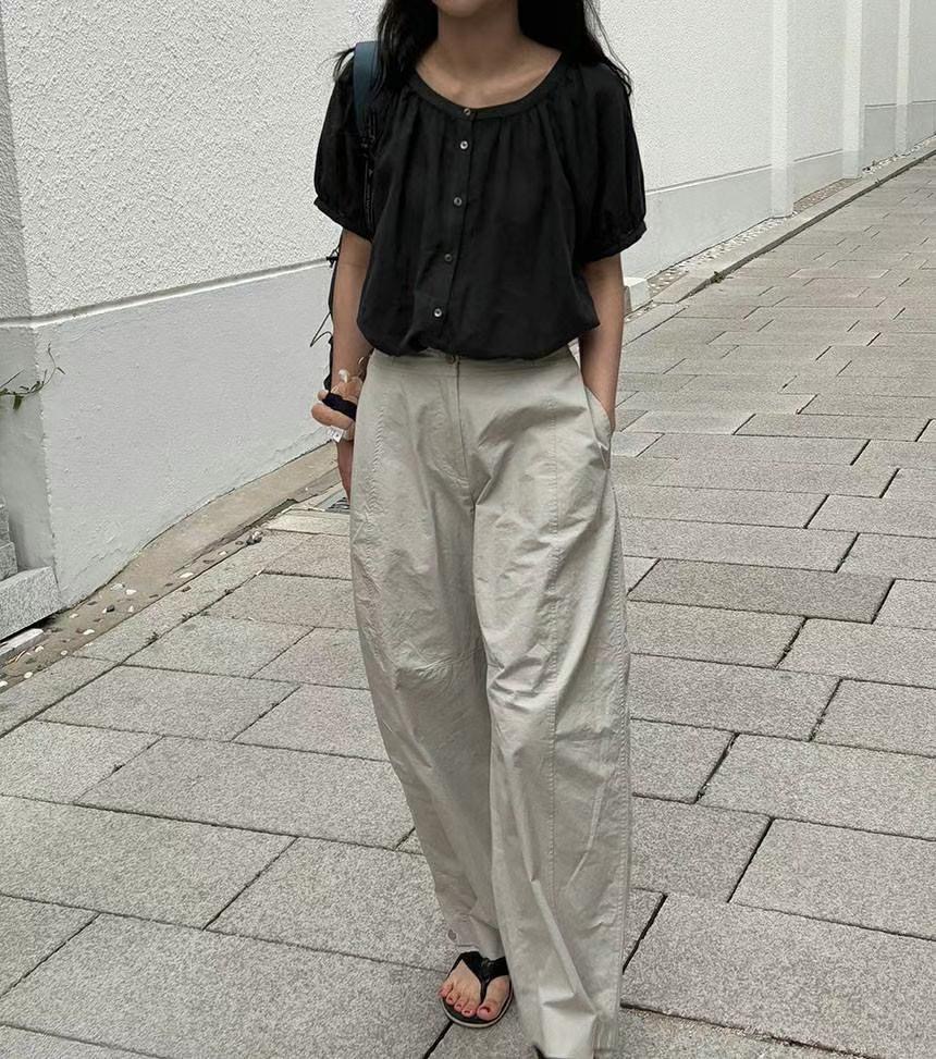 SIMPIEBEIGE韓國直郵㊣女士新款推薦25春夏人氣真品襯衫蕾絲衫SIMPIEBEIGE襯衫/蕾絲衫