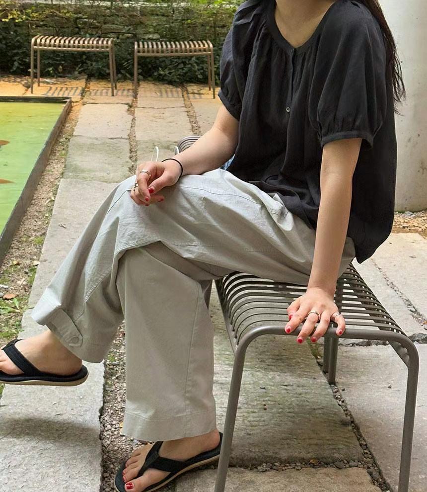 SIMPIEBEIGE韓國直郵㊣女士新款推薦25春夏人氣真品襯衫蕾絲衫SIMPIEBEIGE襯衫/蕾絲衫