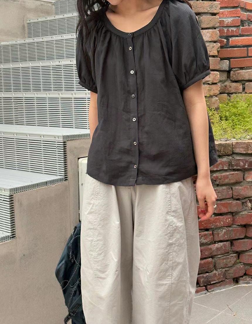 SIMPIEBEIGE韓國直郵㊣女士新款推薦25春夏人氣真品襯衫蕾絲衫SIMPIEBEIGE襯衫/蕾絲衫