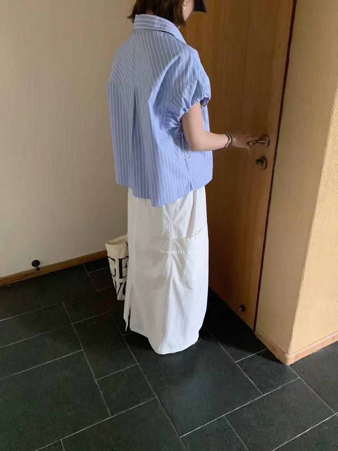 ANGE韓國直郵㊣女士新品職業人氣休閑時尚熱賣25春夏襯衫蕾絲衫ANGE襯衫/蕾絲衫
