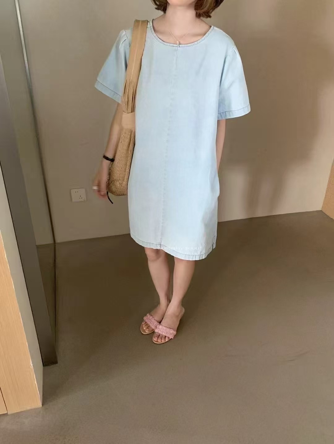 ANGE韓國直郵㊣女士新品推薦人氣職業時尚熱賣休閑25春夏連衣裙ANGE連衣裙