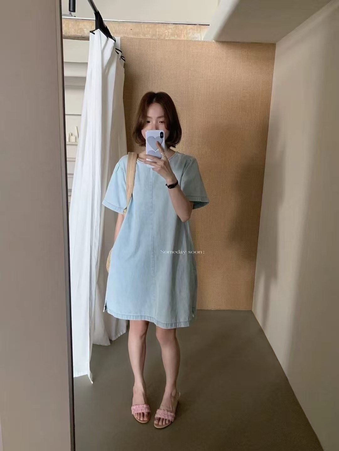 ANGE韓國直郵㊣女士新品推薦人氣職業時尚熱賣休閑25春夏連衣裙ANGE連衣裙