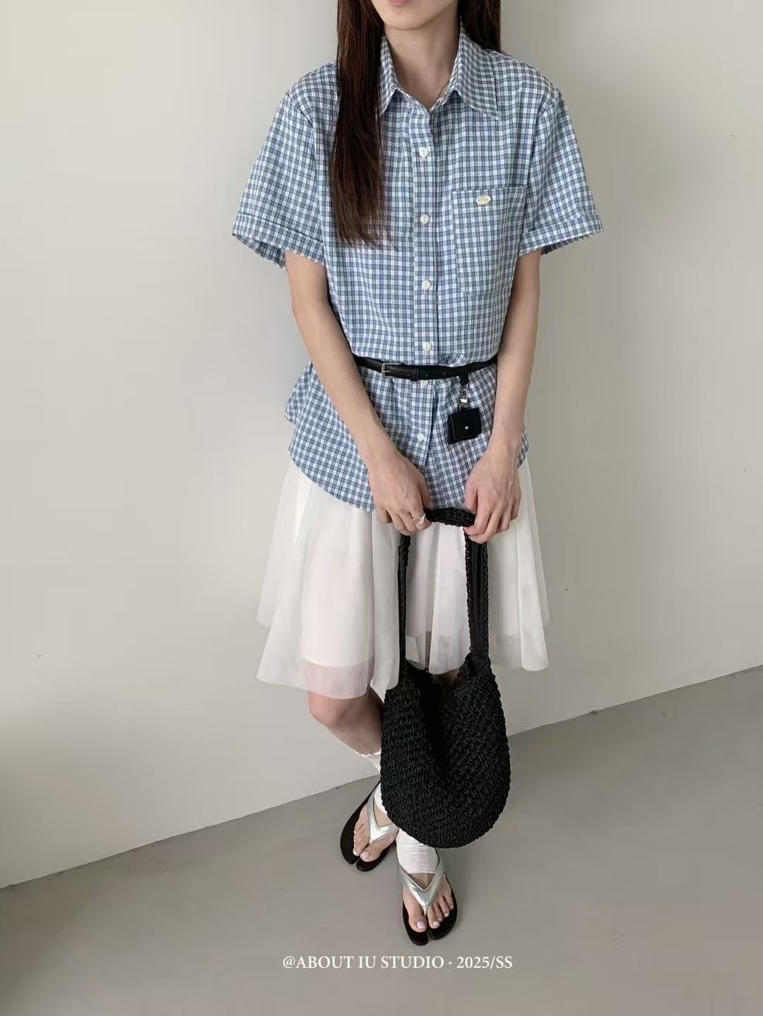 ANGE韓國直郵㊣女士新款25春夏時尚推薦職業人氣襯衫蕾絲衫ANGE襯衫/蕾絲衫