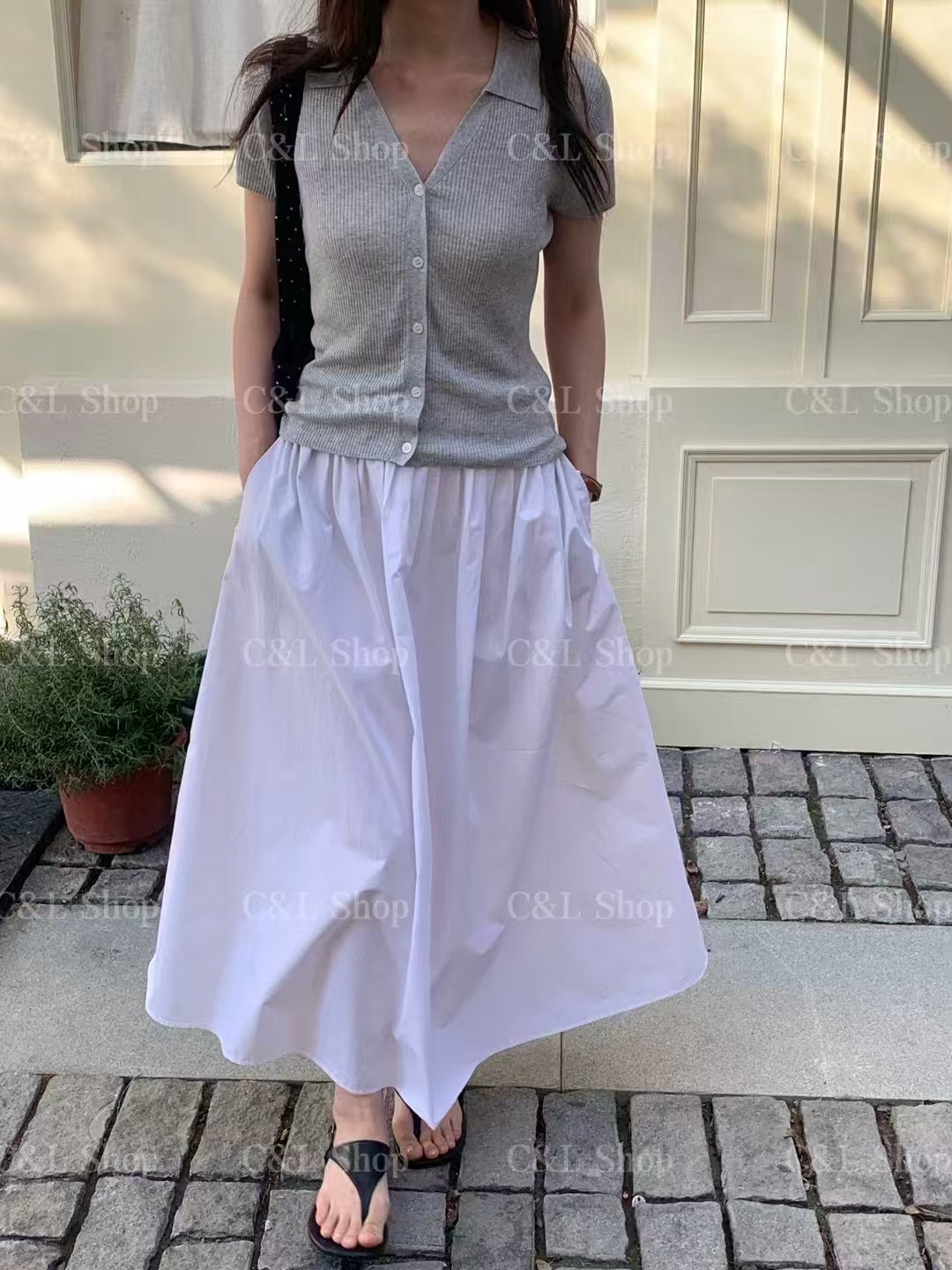 ANGE韓國代購㊣女裝新款人氣熱賣真品25春夏休閑推薦針織衫ANGE針織衫