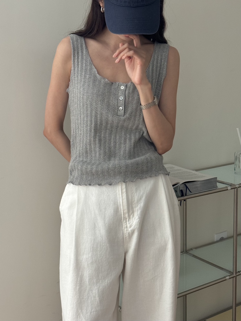 TIZZI韓國直郵㊣女裝新款人氣真品25春夏時尚職業推薦吊帶背心TIZZI吊帶/背心