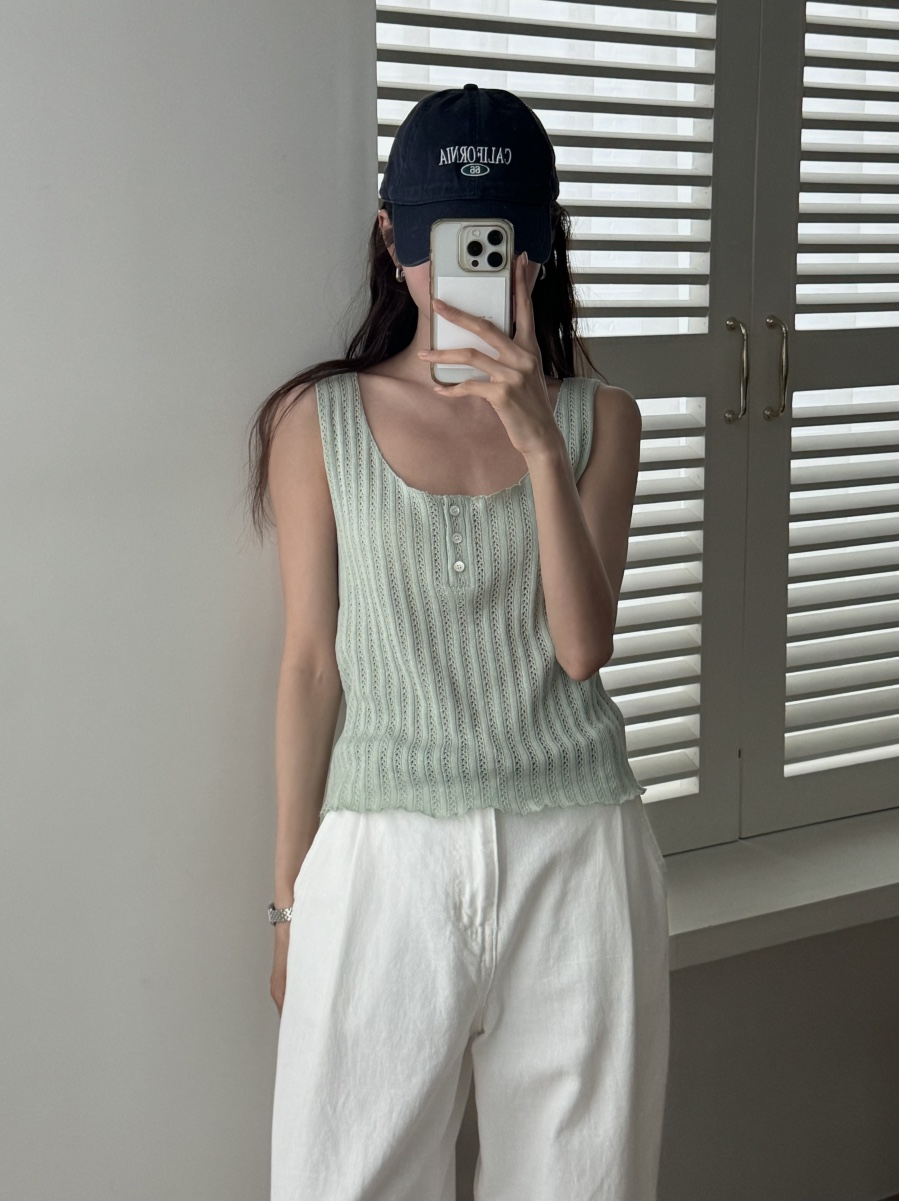TIZZI韓國直郵㊣女裝新款人氣真品25春夏時尚職業推薦吊帶背心TIZZI吊帶/背心