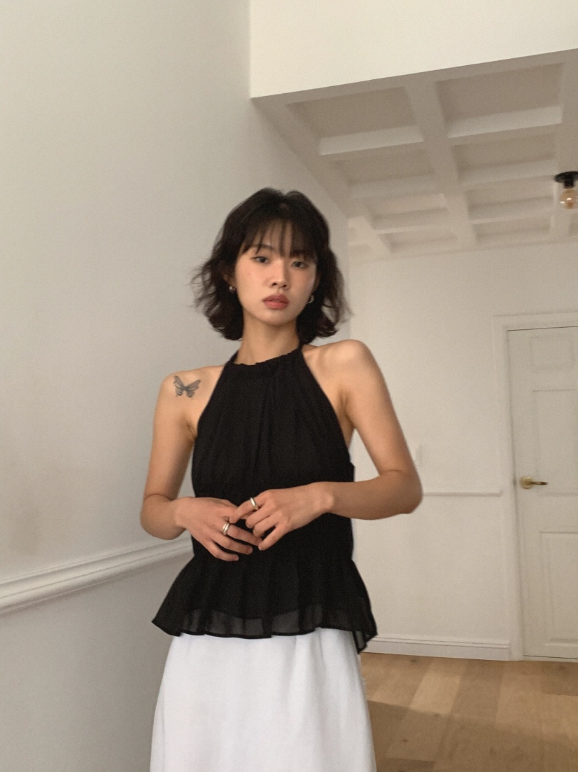 SLAT韓國代購㊣女裝新款推薦時尚25春夏熱賣人氣休閑吊帶背心SLAT吊帶/背心