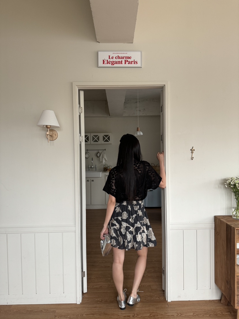 MAISONDEGLORY東大門㊣實拍女裝新品休閑25春夏職業針織衫蕾絲MAISON DE GLORY針織衫