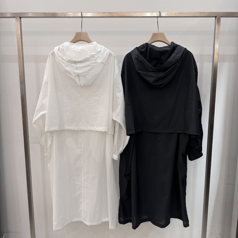 THE EYL東大門㊣實拍女士新品人氣時尚真品25春夏長款風衣THE EYL長款風衣