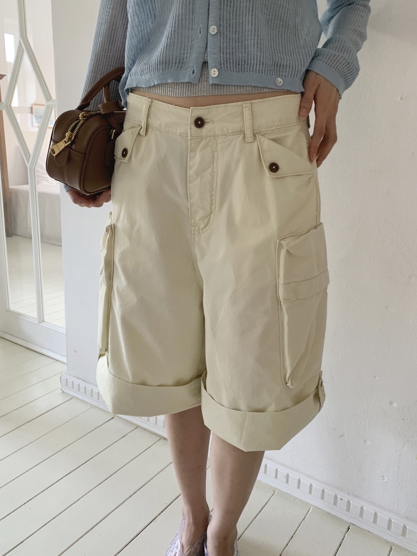 JKICHI東大門㊣代購女裝新品休閑熱賣職業推薦人氣25春夏短褲JKICHI短褲圖色1