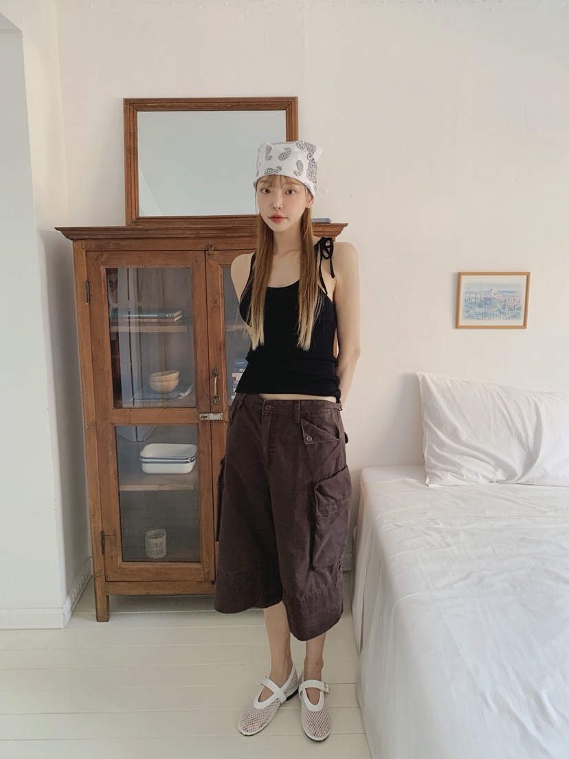 JKICHI韓國直郵㊣女裝新款職業休閑推薦真品25春夏吊帶背心JKICHI吊帶/背心