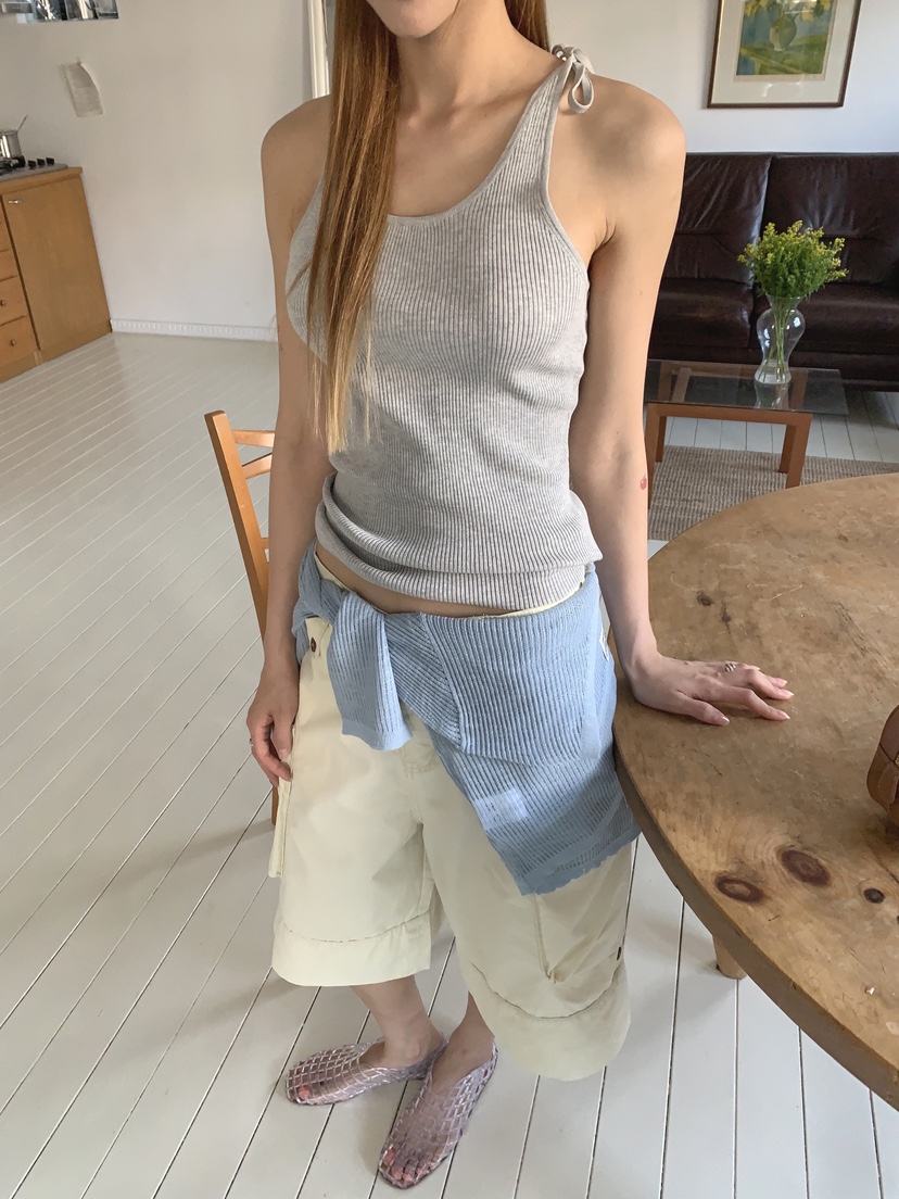 JKICHI韓國直郵㊣女裝新款職業休閑推薦真品25春夏吊帶背心JKICHI吊帶/背心