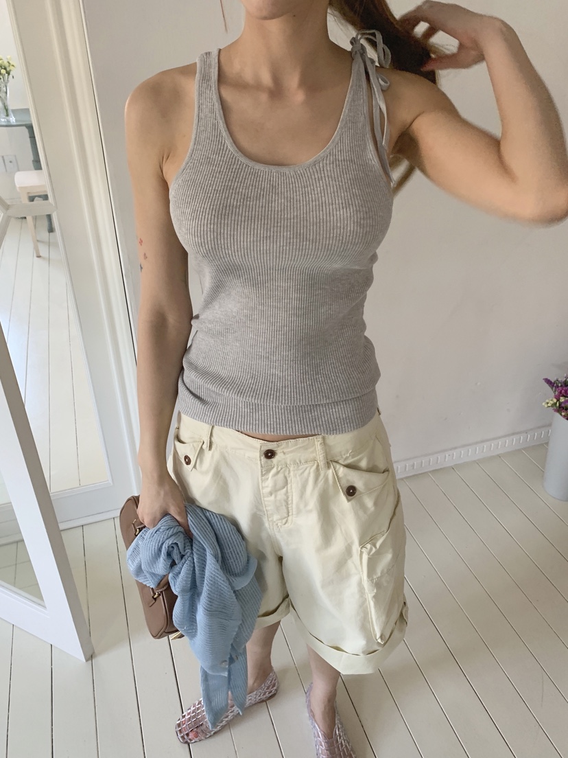 JKICHI韓國直郵㊣女裝新款職業休閑推薦真品25春夏吊帶背心JKICHI吊帶/背心