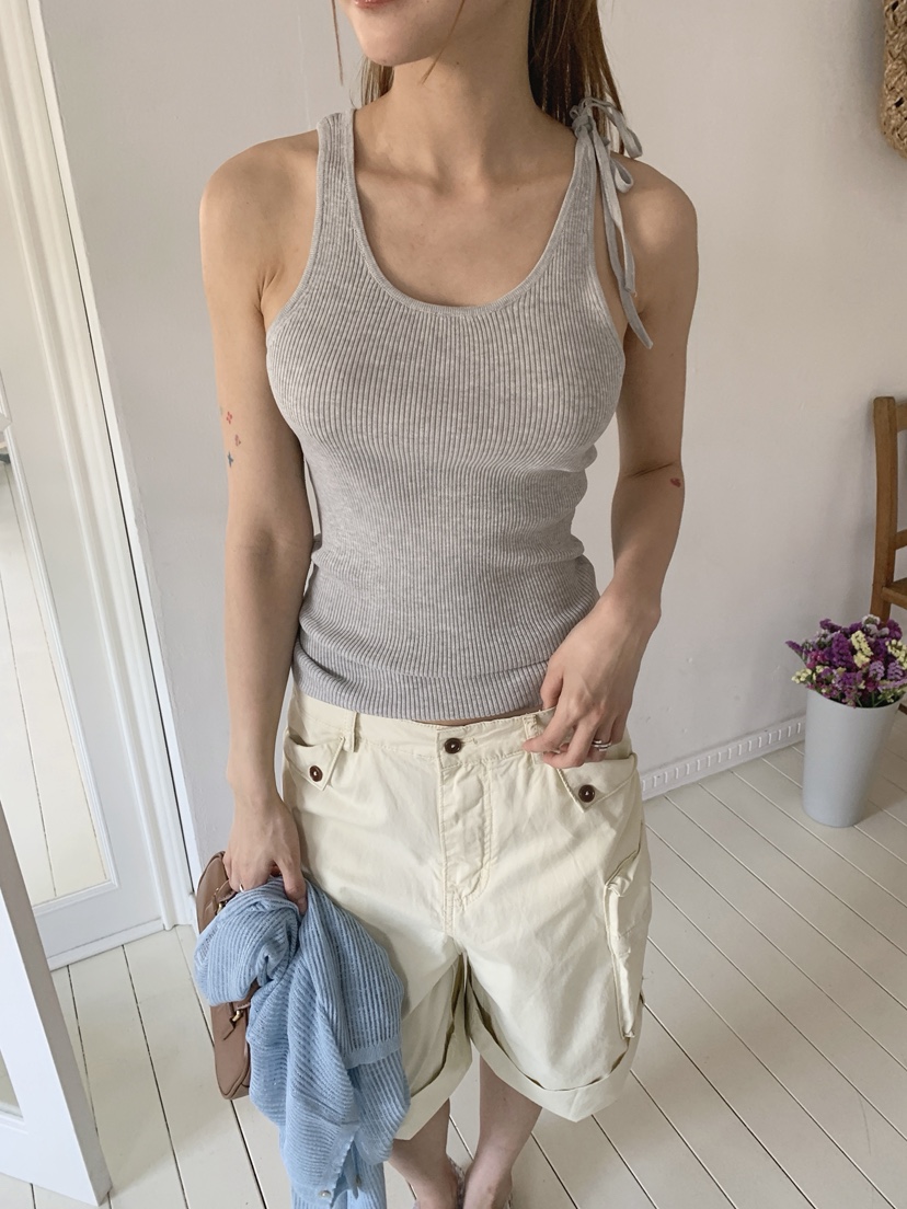 JKICHI韓國直郵㊣女裝新款職業休閑推薦真品25春夏吊帶背心JKICHI吊帶/背心