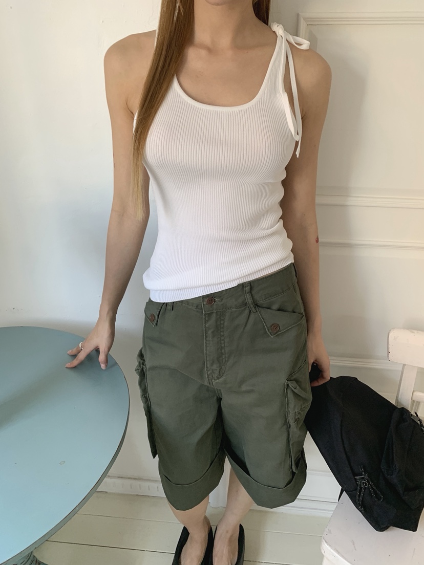 JKICHI韓國直郵㊣女裝新款職業休閑推薦真品25春夏吊帶背心JKICHI吊帶/背心