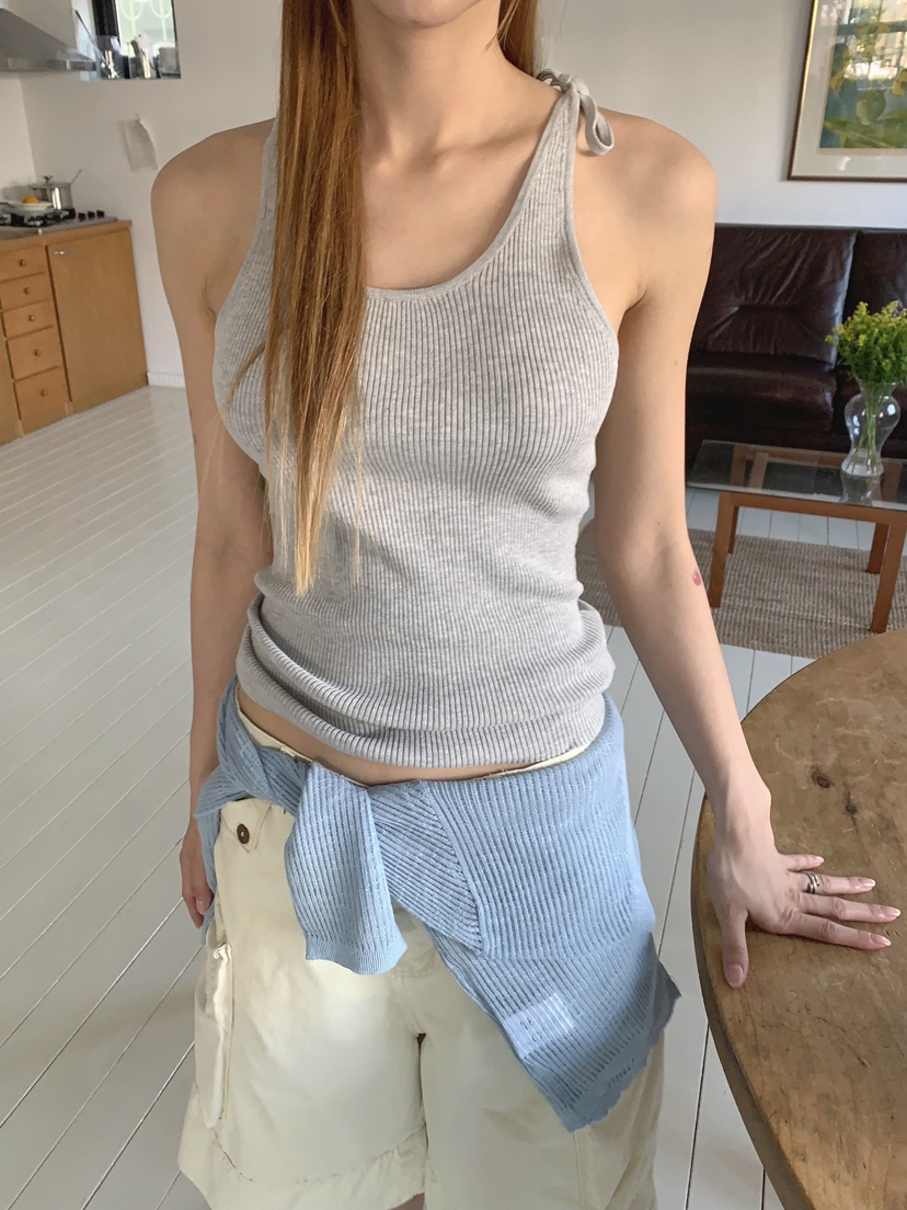 JKICHI韓國直郵㊣女裝新款職業休閑推薦真品25春夏吊帶背心JKICHI吊帶/背心圖色3