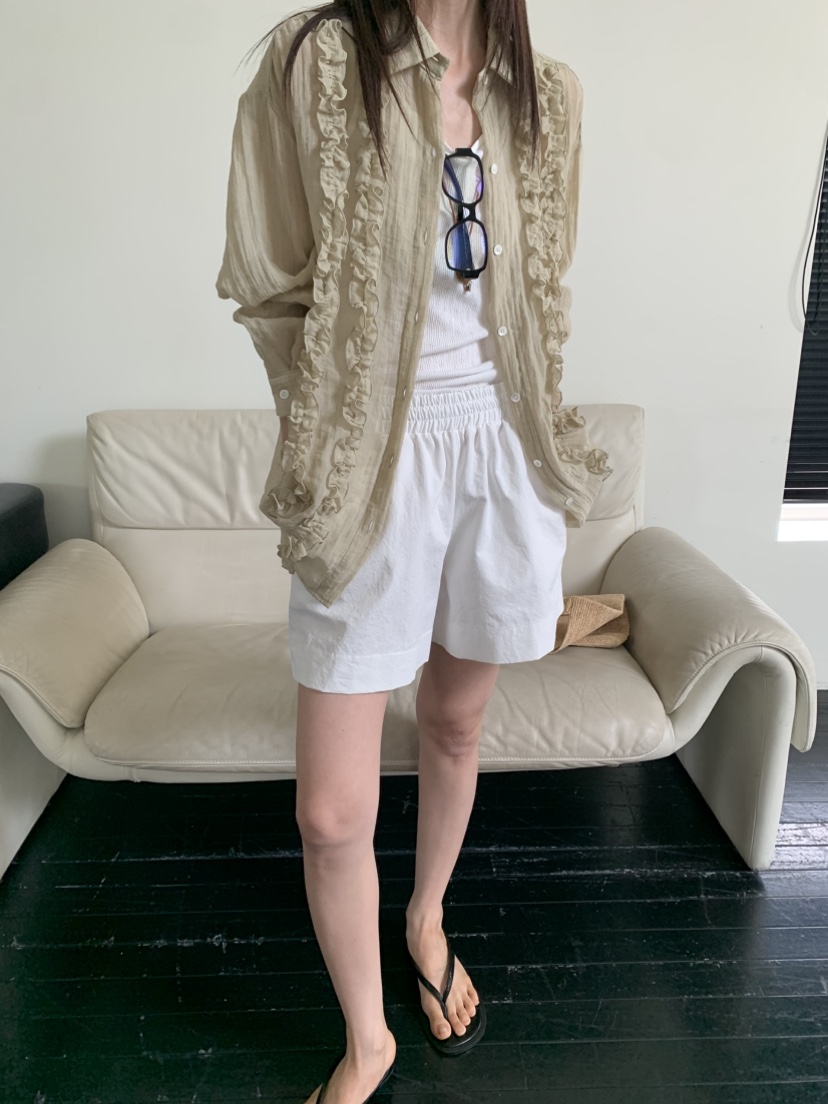 VAARA東大門㊣直郵女士新款熱賣職業時尚25春夏人氣襯衫蕾絲衫VAARA襯衫/蕾絲衫