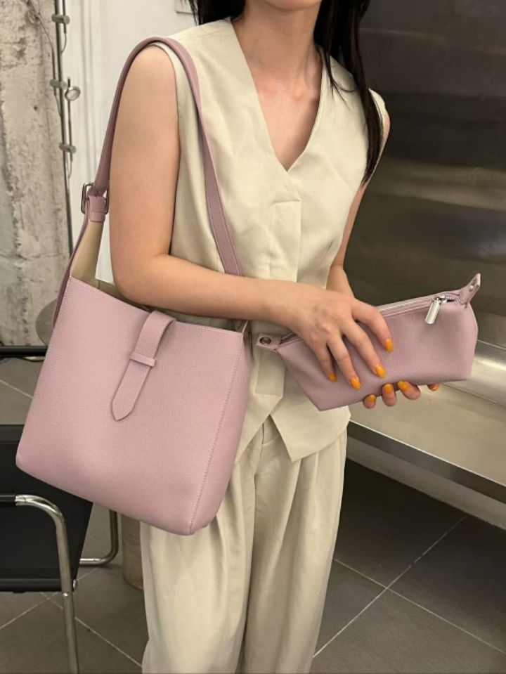 TROUVAILLE東大門㊣直郵女裝新品熱賣時尚休閑職業單肩斜跨包TROUVAILLE單肩/斜跨包圖色4