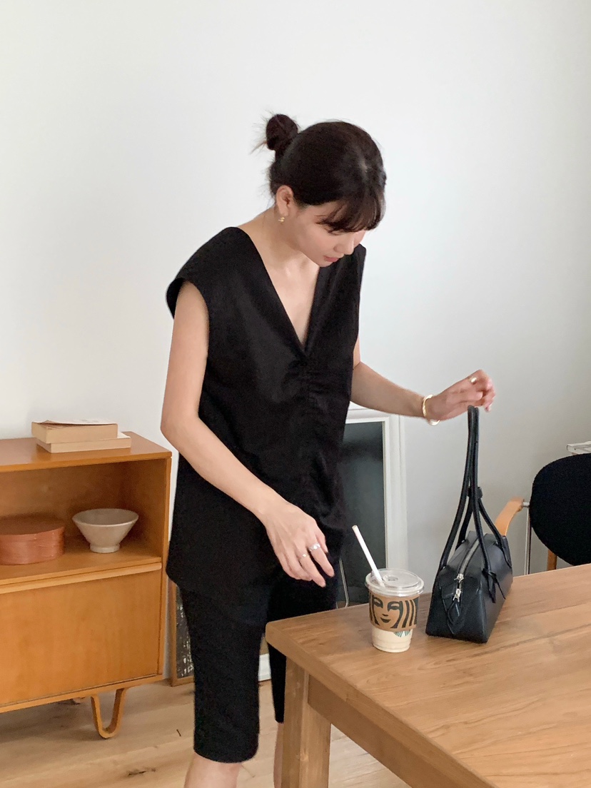 COURGETTE東大門㊣代購女裝新款休閑熱賣真品25春夏吊帶背心COURGETTE吊帶/背心