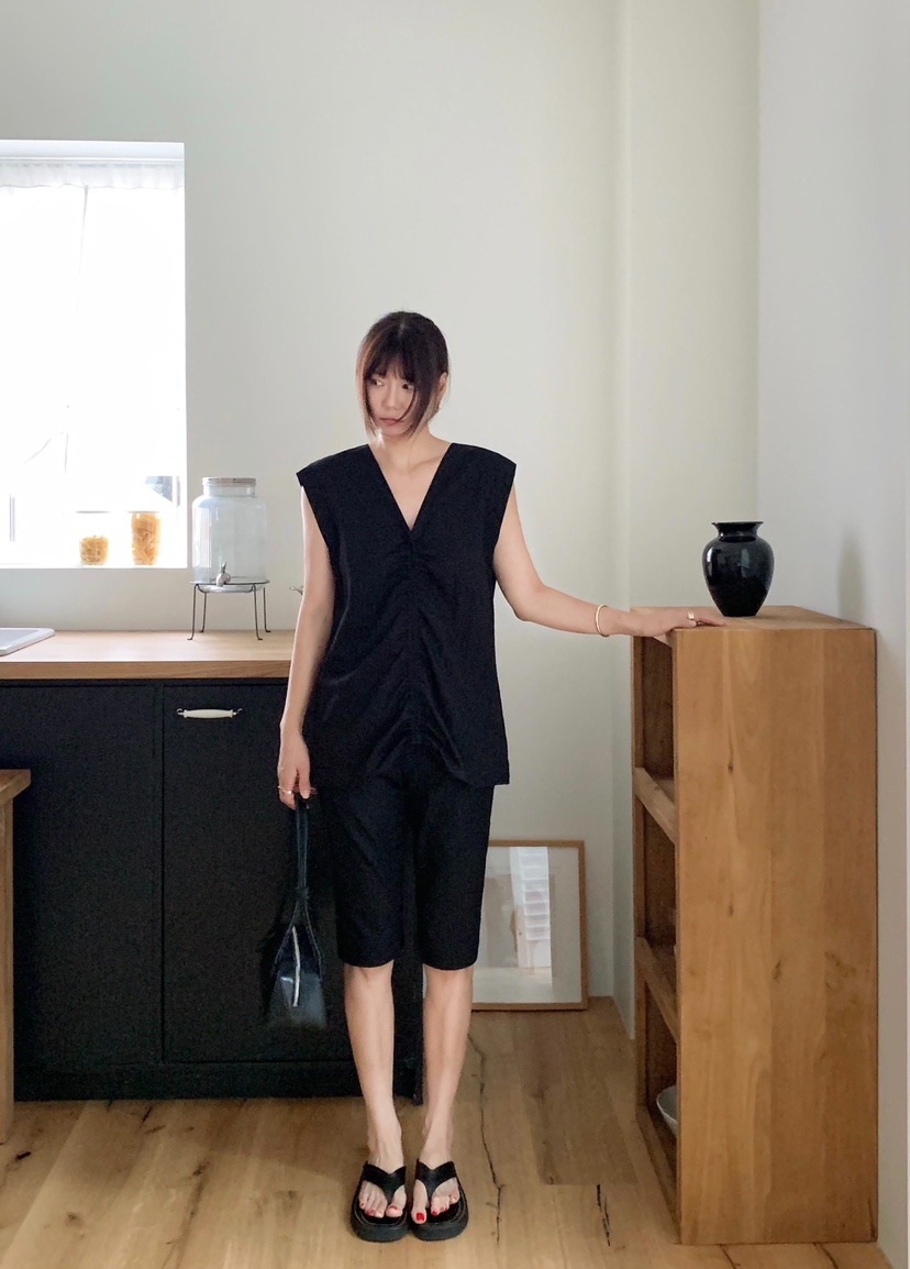 COURGETTE東大門㊣代購女裝新款休閑熱賣真品25春夏吊帶背心COURGETTE吊帶/背心