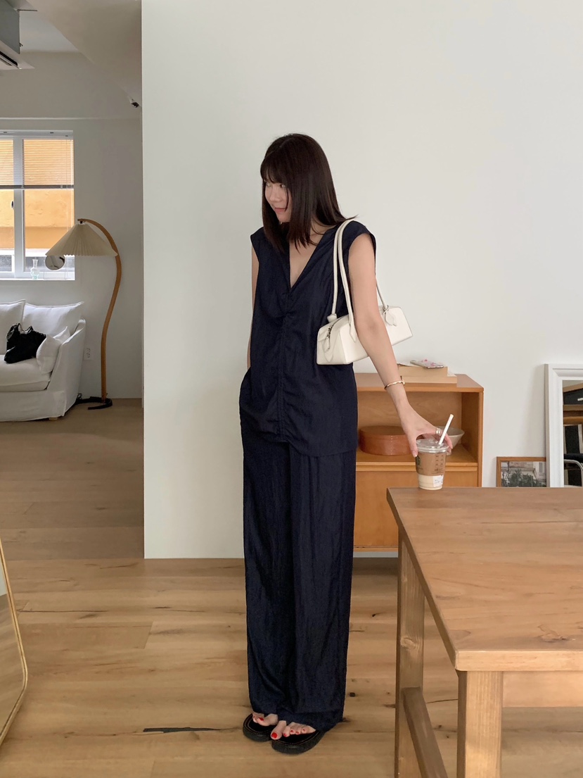 COURGETTE東大門㊣代購女裝新款休閑熱賣真品25春夏吊帶背心COURGETTE吊帶/背心
