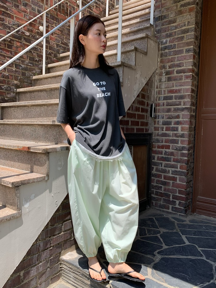 LOVE MY SANTA東大門㊣直郵女士新品時尚推薦25春夏休閑褲Santa/LOVE MY SANTA休閑褲