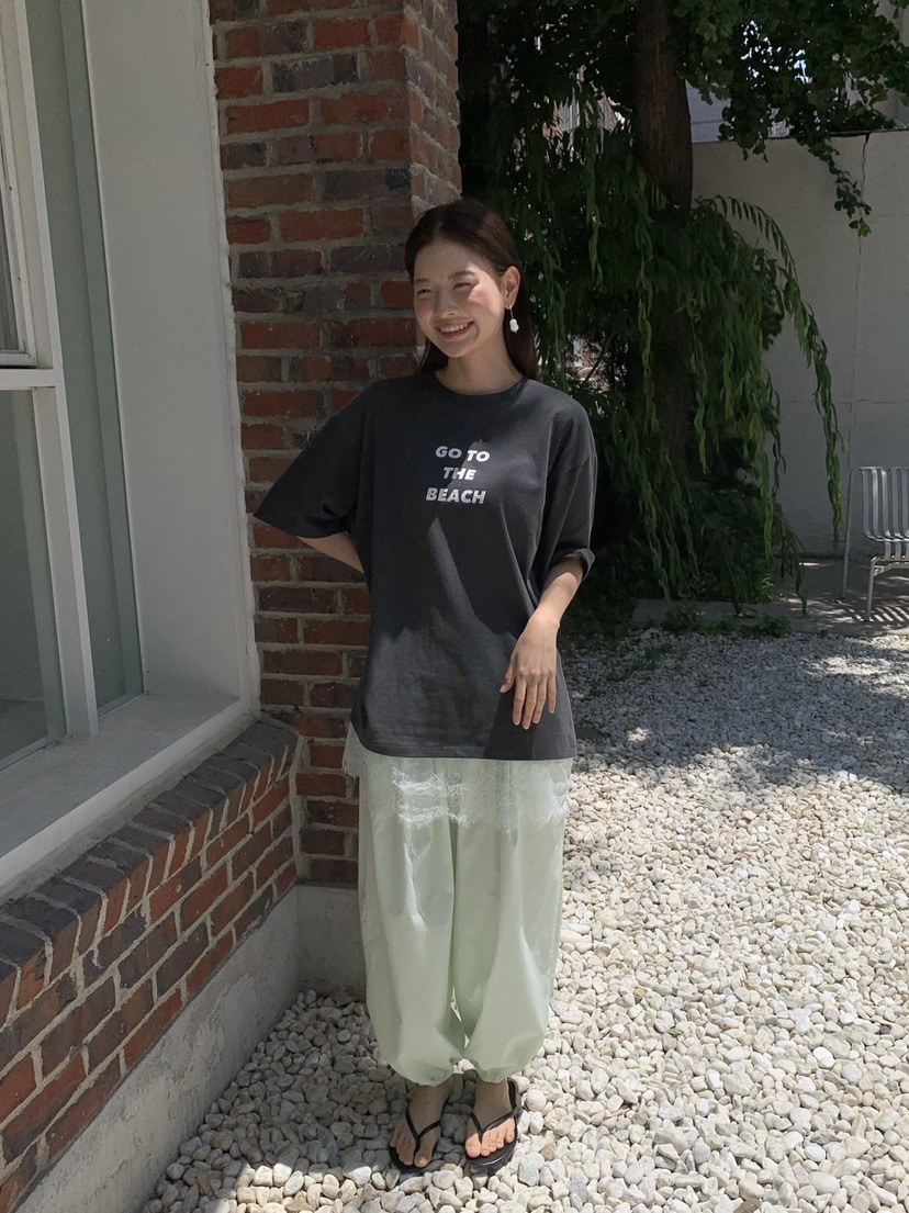 LOVE MY SANTA東大門㊣直郵女士新品時尚推薦25春夏休閑褲Santa/LOVE MY SANTA休閑褲