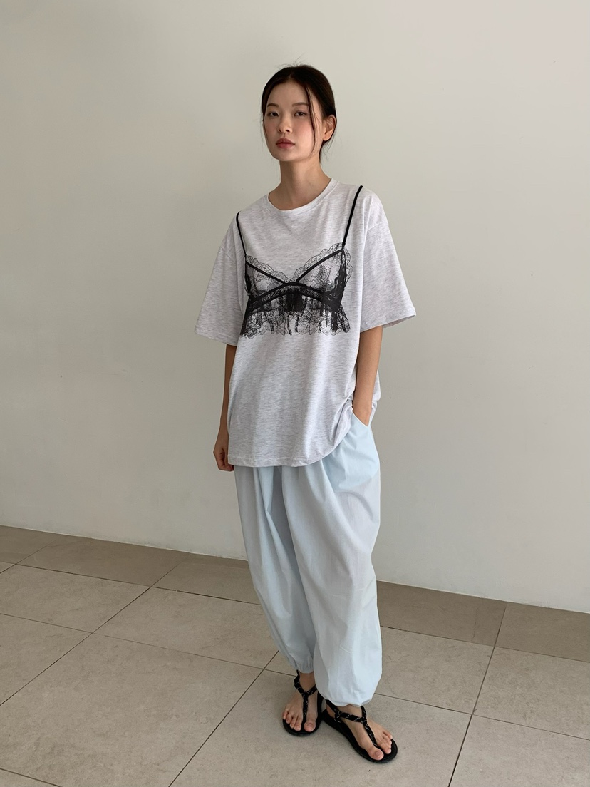 LOVE MY SANTA東大門㊣直郵女士新品時尚推薦25春夏休閑褲Santa/LOVE MY SANTA休閑褲圖色2