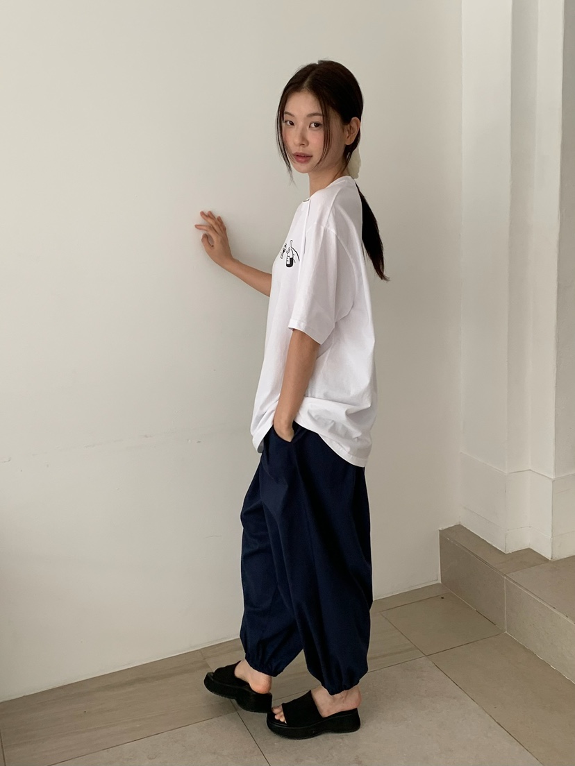 LOVE MY SANTA東大門㊣直郵女士新品時尚推薦25春夏休閑褲Santa/LOVE MY SANTA休閑褲圖色4