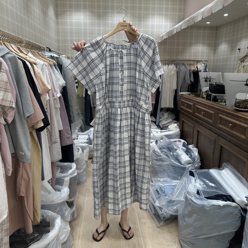 OURMOMENT東大門㊣代購女士新款休閑真品25春夏職業推薦連衣裙OURMOMENT連衣裙
