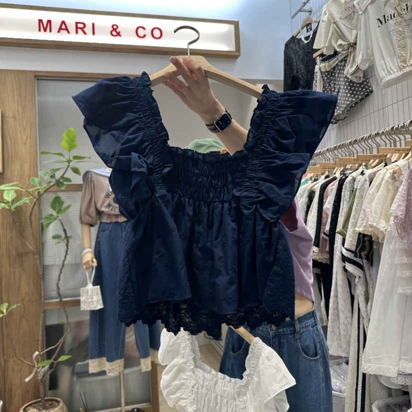MARI CO東大門㊣實拍女裝新品休閑人氣熱賣職業真品吊帶背心MARI CO吊帶/背心