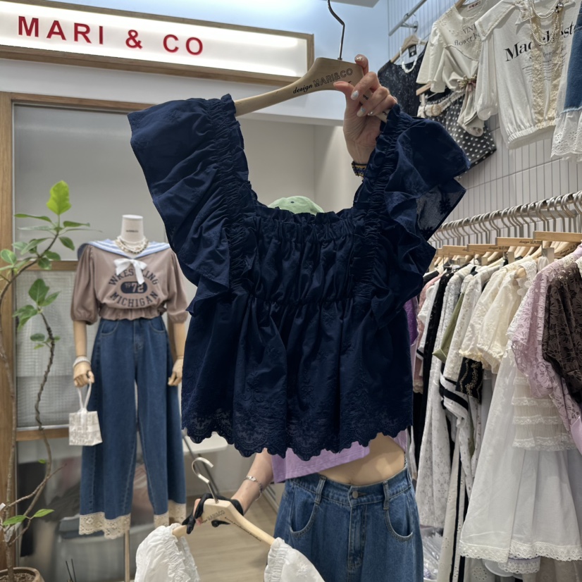 MARI CO東大門㊣實拍女裝新品休閑人氣熱賣職業真品吊帶背心MARI CO吊帶/背心圖色2