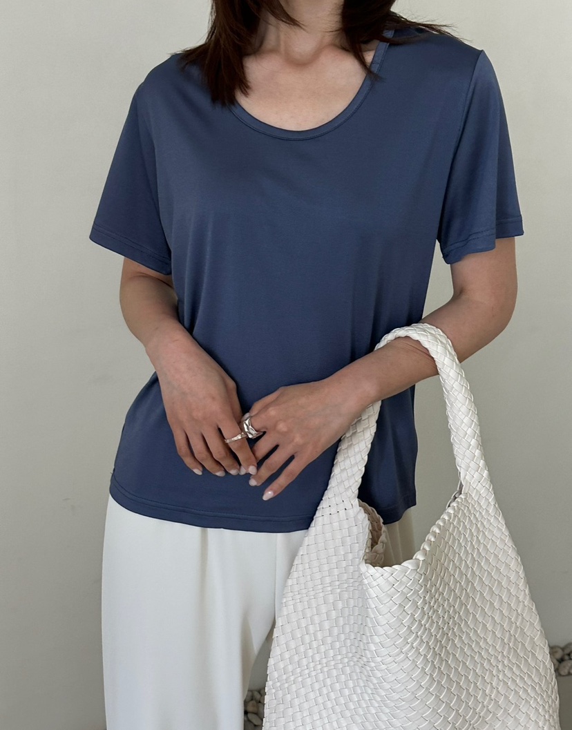 DEMAR韓國代購㊣女士新款人氣休閑25春夏熱賣真品時尚推薦T恤DEMART恤圖色2