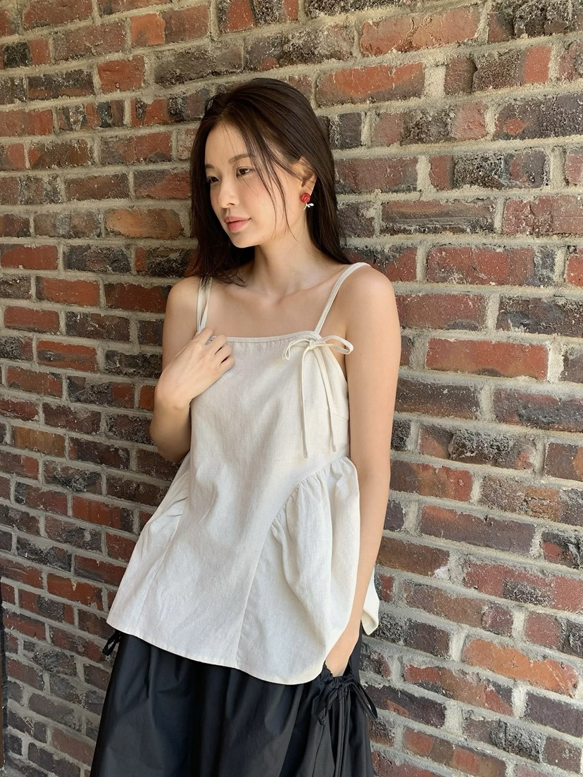 LOVE MY SANTA韓國直郵㊣女裝新品熱賣25春夏時尚吊帶背心Santa/LOVE MY SANTA吊帶/背心圖色1