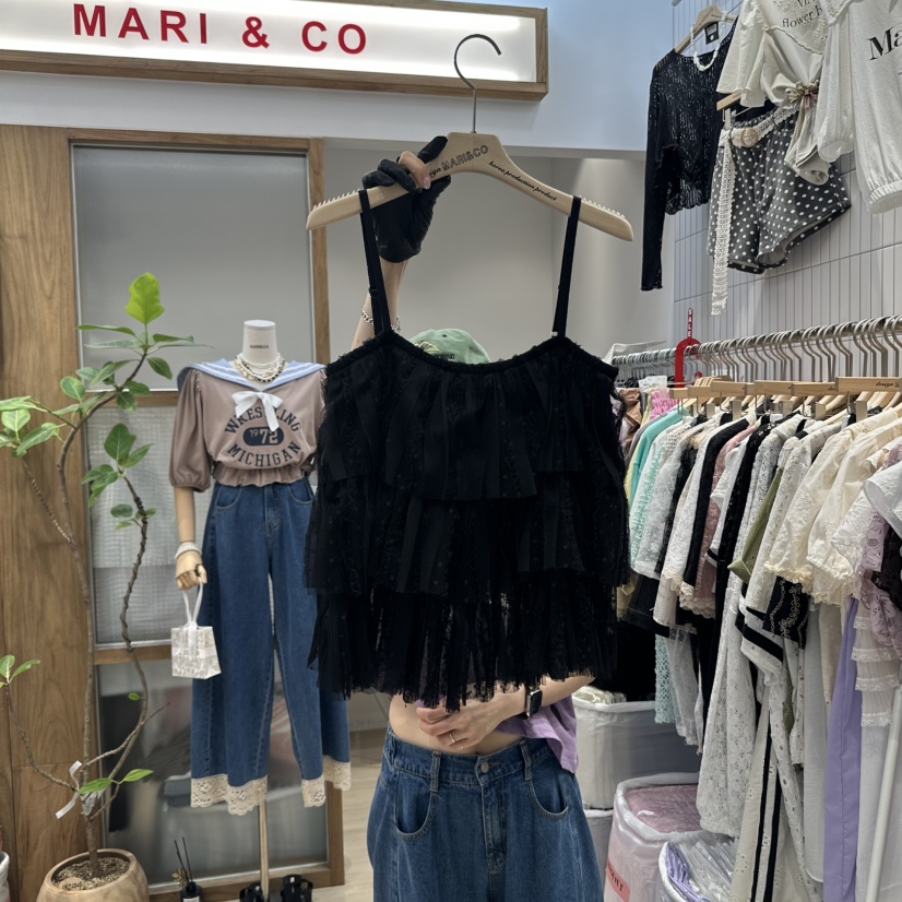 MARI CO韓國代購㊣女士新品推薦人氣真品休閑25春夏吊帶背心MARI CO吊帶/背心圖色2