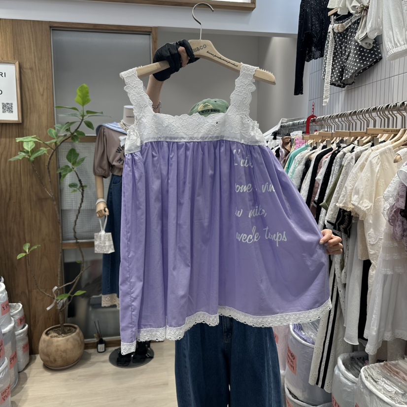 MARI CO韓國直郵㊣女裝新款人氣25春夏真品時尚熱賣吊帶背心MARI CO吊帶/背心圖色2