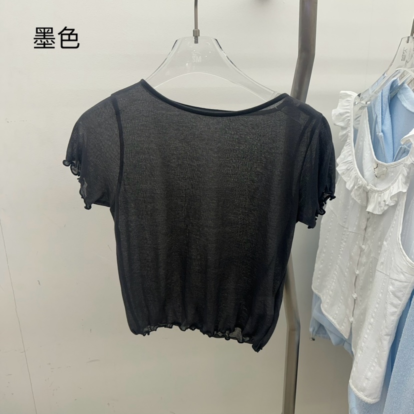 LOVE YOU SO MUCH/MORE THAN YESTERDAY東大門㊣實拍女士新款25春夏T恤LYSM/MORE THAN YESTERDAYT恤圖色3