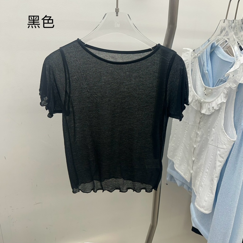 LOVE YOU SO MUCH/MORE THAN YESTERDAY東大門㊣實拍女士新款25春夏T恤LYSM/MORE THAN YESTERDAYT恤圖色4