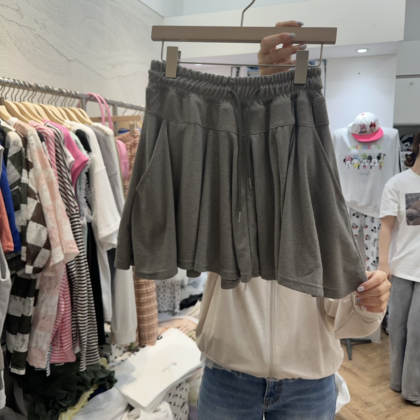 DE LINE東大門㊣代購女裝新品人氣真品職業休閑25春夏裙褲亞麻DE LINE裙褲圖色3