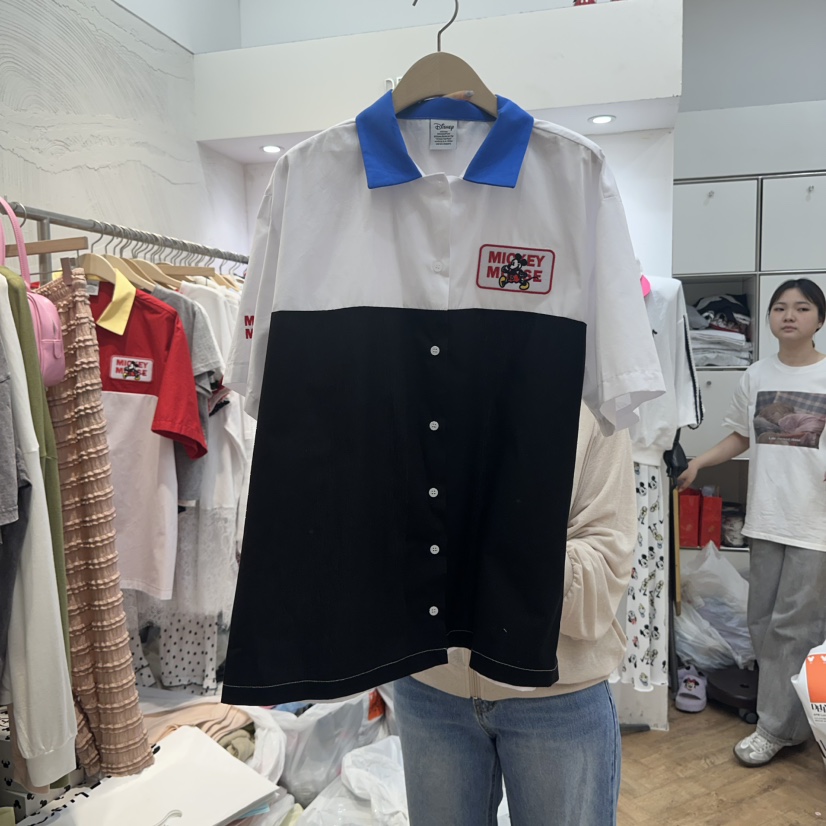 DE LINE東大門㊣代購女士新款熱賣人氣25春夏推薦襯衫蕾絲衫DE LINE襯衫/蕾絲衫圖色2